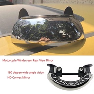 Motorcycle windshields above 180 degrees blind spot rearview mirror wide-angle rearview mirror safety assist rearview mirror
