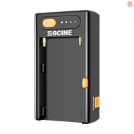 ZGCINE NPF-02 NP-F Series Battery Charger Battery Adapter Plate with Type-C Bi-directional PD Chargi