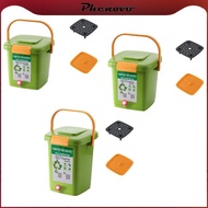 [Phenovo] Compost Bin, Sealed Bin And Handle, Portable Compost Bin, Garden/patio Compost Box for The