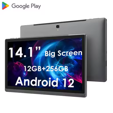 Global Version Tablet Pc 14.1 Inch Large Screen RAM 12GB ROM 256GB Bluetooth 5G WiFi Pad 10000mAh Ki