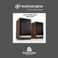 Audioengine HD4 (Walnut) Wireless Bookshelf Speakers