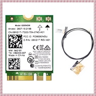 (WBNC) 8260 8260NGW WiFi Card+2XAntenna 2.4G/5Ghz Bluetooth 4.2 NGFF M.2 WiFi Module for AC 8260