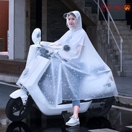 (dikirim dari Jakarta) baterai kendaraan listrik jas hujan transparan tunggal ganda pvc jas hujan dewasa mengendarai sepeda motor sepeda jas hujan Jas hujan wanita / mantel hujan Bahan Super Tebal