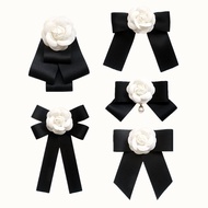 V-11 Bow Brooch Shirt Clothing Accessories Women's