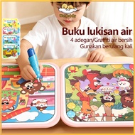 Wonderbaby Magic Water Doodle Book Water Doodle Book Preschool Cartoon Animals Kids Mess-Free