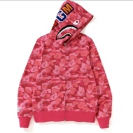BAPE PINKFIRE CAMO ZIPPER HOODIE