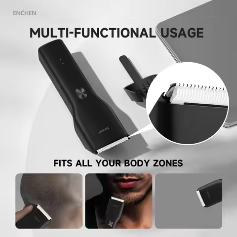 ENCHEN Boost Electric Hair Clipper Professional Cordless Fast Type-C Charging Ceramic Haircut Machin