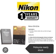 1080mAh EN-EL9a EN EL9a ENEL9a Battery for Nikon D60 D5000 D40X D40 D3X D3000 D30 Cameras