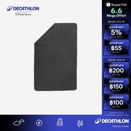 Decathlon Swimming Microfibre Towel Size Xl 110 X 175 Cm Compact Microfiber 110 X 175 Cm.-Black