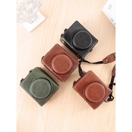 Quality Treasure Suitable for Canon G7X3 Protective Case G7X2 Camera Bag G11 G12G15/16 G1X2 Leather 