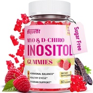 Inositol Gummies Myo-Inositol & D-Chiro Inositol 2000mg 40:1 Ideal Ratio with Vitamin D3 & Folic Aci