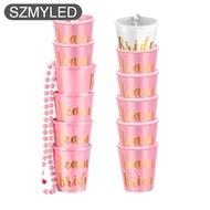 Lightweight Bridal Glass Necklace Set For Bachelorette Party Wedding Parties Bridal Shower Decoratio