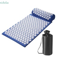 NICKOLAS Acupressure Massage Mat and Pillow, Relax Pillow Set Yoga Acupressure Mat, Sensi Massage Back Cushion Neck Acupressure Yoga Mat Fitness