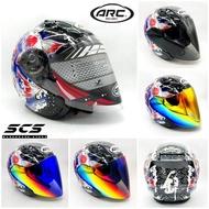 Koi Blue Helmet ARC XR Special Color Visor Smoke Rainbow Blue Purple Accessories Ritz V2 RSX150 Y16ZR R15 Motor Parts