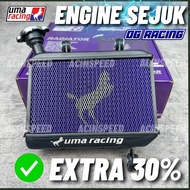 UMA RACING RADIATOR Y15ZR LC135 RS150/ Tangki Coolant/ Radiator Besar/ Radiator Kipas/ Big fan/LC135