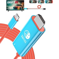 Portable Switch2 Dock Type C to HDMI 4K 60HZ PD 100W Fast Charge Video Converter Cable USB C to TV M