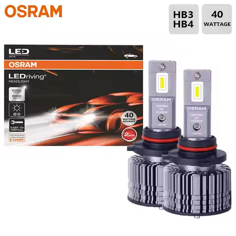 OSRAM HB3 LED Car Headlamp 40W 12V 6000K Day White Super Bright Auto Headlight(1Pair)