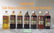 UNIPAINT Cat Varnish Kayu / Syelek Kayu / Wood Finish Varnish 400ml