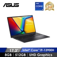 華碩 ASUS Vivobook 17X 筆記型電腦 17.3" (i9-13900H/8GB/512GB/Intel UHD Graphics/W11) 黑 K3704VA-0052K13900H