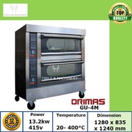 TH ORIMAS Electric Oven 2 Deck 4 Tray GU-4M