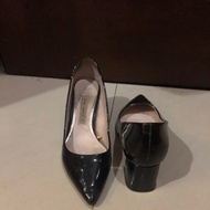 Shoes Black Leather Shiny by Zara