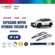 HYUNDAI Bosch Pair of Car Wipers Tucson iX (2009) Advantage 24" & 16