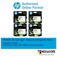 HP 915XL Ink Cartridge - Black/Cyan/Magenta/Yellow