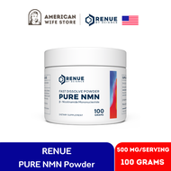 PURE NMN powder- Renue by Science (500 mg/serving) ,100 g เพียว เอ็นเอ็มเอ็น (หมดอายุ 2 ปี นับจากวัน