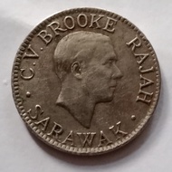 koin 10 cent Sarawak 1934 vf