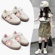 S-Sz26-37 SMALL FORM [+SOCKS] Baby sports shoes with simple shape, soft leather, light rubber sole, 