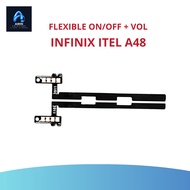 TOMBOL FLEXIBLE BUTTON O/F + VOL INFINIX ITEL A48