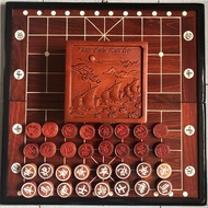 Complete Set of Incense Wood Chess Board [Chems Pieces, Chess Board, Chess Box]