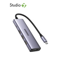 Ugreen Port Hub 5-in-1 USB-C to 4xUSB-A HDMI and PD (15596) Gray By Studio7