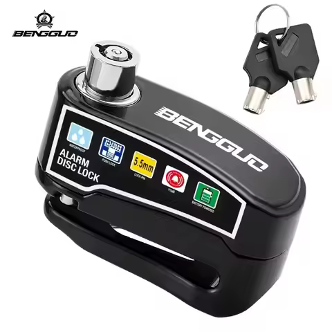 1/2PC Bike Motorcycle Alarm Disc Brake Lock 110dB Bicycle Wheel Disk Padlock Security Anti-Theft Loc