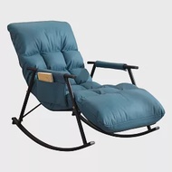 IDEA-妮可北歐休閒舒適搖椅(兩色可選) 藍色