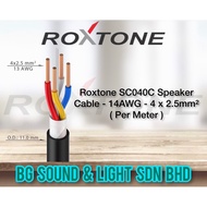 Roxtone SC040C Speaker cable - 14AWG - 4 x 2.5mm2 ( Per Meter )
