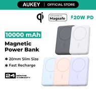 Aukey PB-MS04 10000mAh 20W Magnetic Ultra Slim Wireless Powerbank