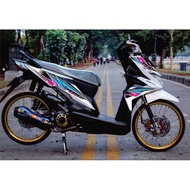 ✿ Honda Beat FI V2 Star Indo Sticker Decals