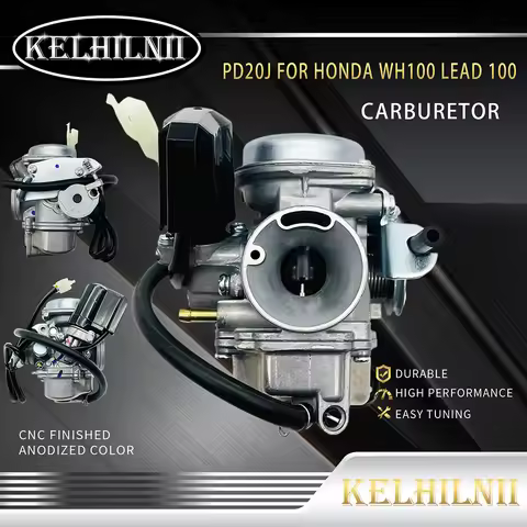 Carburetor Pd20J For Honda Wh100 Lead 100 4T 100Cc Pd20J Carburetor Motorcycle Engine Parts Motorcyc
