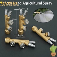 CYMX Atomizing Sprayer Nozzle, 4 Nozzles Copper Agriculture Spray Nozzle, Atomizer Adjustable Fan Pa