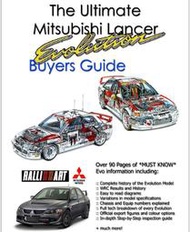 MITSUBISHI Lancer EVO 1992-2012 三菱車主購買指南各車型維修手冊