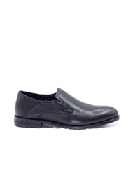 Obermain Mens Shoe Anderson Cardon Slip On OH4661 (Black/Dark Brown) Kasut Kulit Formal Lelaki