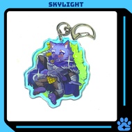 BLAIDD Furry Keychain/Keychain - Elden Ring - 2 Sides - Mica Plastic 6cm