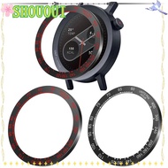 SHOUOUI Watch Bezel Ring, PC with Time Scale Watch  Cover,  Decorative Replacement Protective Watch 