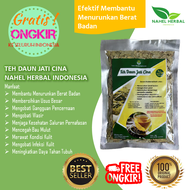 Obat Kurus Herbal Super Ampuh BPOM Tanpa Olahraga Teh Pelangsing Nahel Daun Jati Cina 40g Halal alam