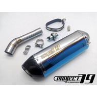Project79 Exhaust Benelli 752S Ekzos Short Slip on Tabung Muffler 752 S Motor Accessories Stainless 