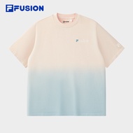 FILA FUSION INLINE FUSION X WORKWEAR WAVE BEAT Women Short Sleeves T-Shirt (Light Blue)