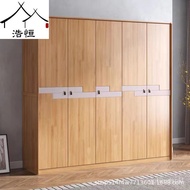 🔥[Limited Time Discount]🔥Nordic Solid Wood Wardrobe Home Bedroom Simple Modern Log Locker Open Door Wooden Overall Wardr