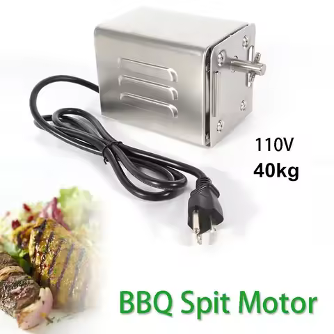 40kg Heavy Duty Commercial BBQ Rotisserie Motor - Stainless Steel Hog Roaster for Whole Hog (88 lbs)