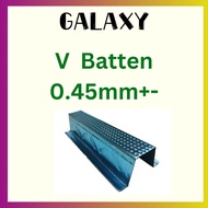 V Batten Blue 0.45mm+- / Besi Bumbung V Rack Pasu Bunga Kerusi